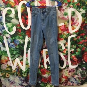 &DENIM high waisted jeggings size 26/32